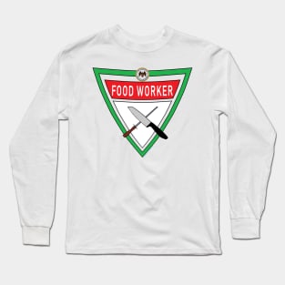 The Food Worker Essentials Shield Long Sleeve T-Shirt